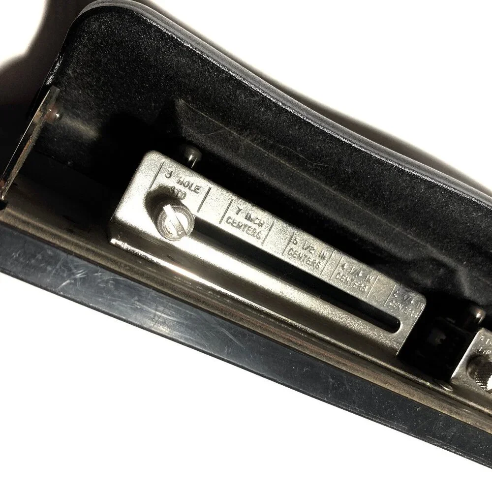 3 Avery Dennison 3-Ring Binders with filler paper AND ACCO 3-Hole Puncher